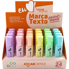 MARCA TEXTO CORES PASTEL TREND DISPLAY/24 UNDS JOC