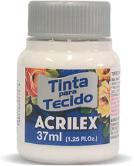 TINTA TECIDO FOSCA/37ML BRANCO (1/12)