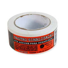 Fita PVC Demarcação 0,15mm Branca 50mm x 30m
