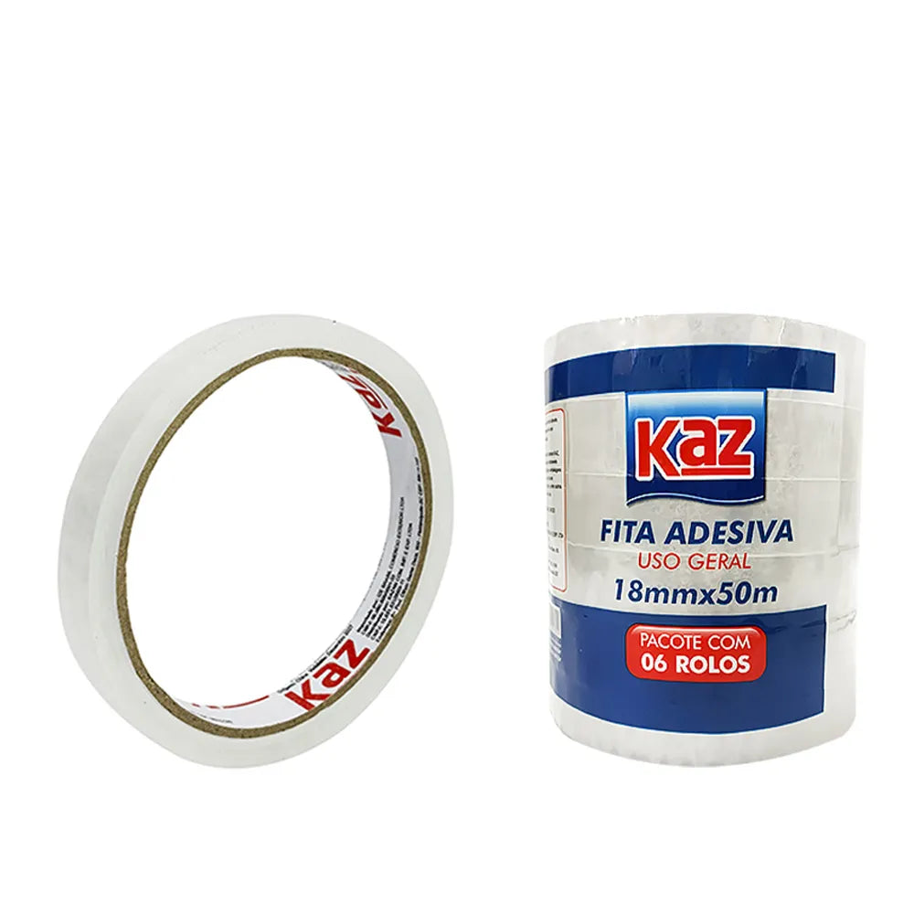 FITA ADESIVA 18X50 KZ121 - KAZ .I.