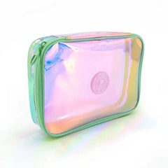 Estojo Box PVC Holográfico - Verde