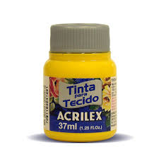 TINTA TECIDO FOSCA/37ML AMARELO OURO (1/12)