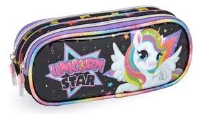 Estojo Unicorn Rock Star (Kit Completo)