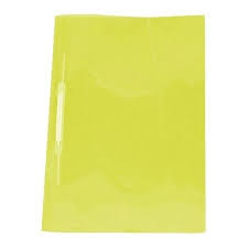 Pasta Grampo Trilho Alaplast Amarelo/Transparente
