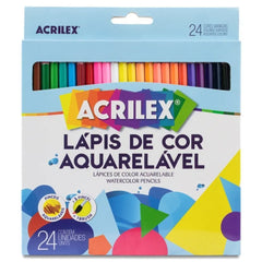 LAPIS DE COR AQUARELAVEL C/24 SEM COR (1/6)