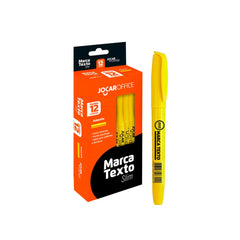 MARCA TEXTO SLIM AMARELO CX/12 UNDS JOCAR OFFICE