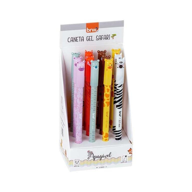 CANETA ESFEROGRAFICA DIVERT GEL APAG 0.7MM - SAFAR
