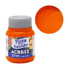 TINTA TECIDO FOSCA/37ML LARANJA (1/12)