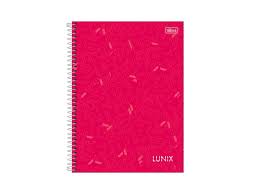 Caderno Universitário Linha LUNIX 1 Matéria 80 Folhas (7891027340605)