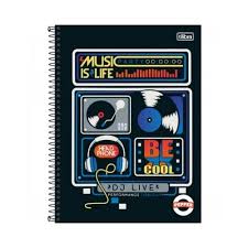 Caderno Universitário Pepper 10 Matérias 160 Folhas (7891027159887)