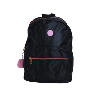 Mochila-poliester-preto-com-rosa-BRW-cod 731